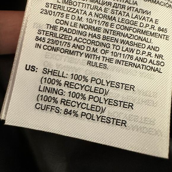 Adidas Big Baffle Long Puffer Down Coat Black IV9770 Size Large NWT $300 - Picture 5 of 10